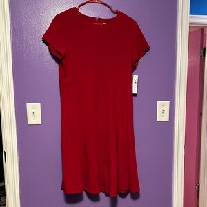 Shelby & Palmer Vibrant Red dress date night casual club wear